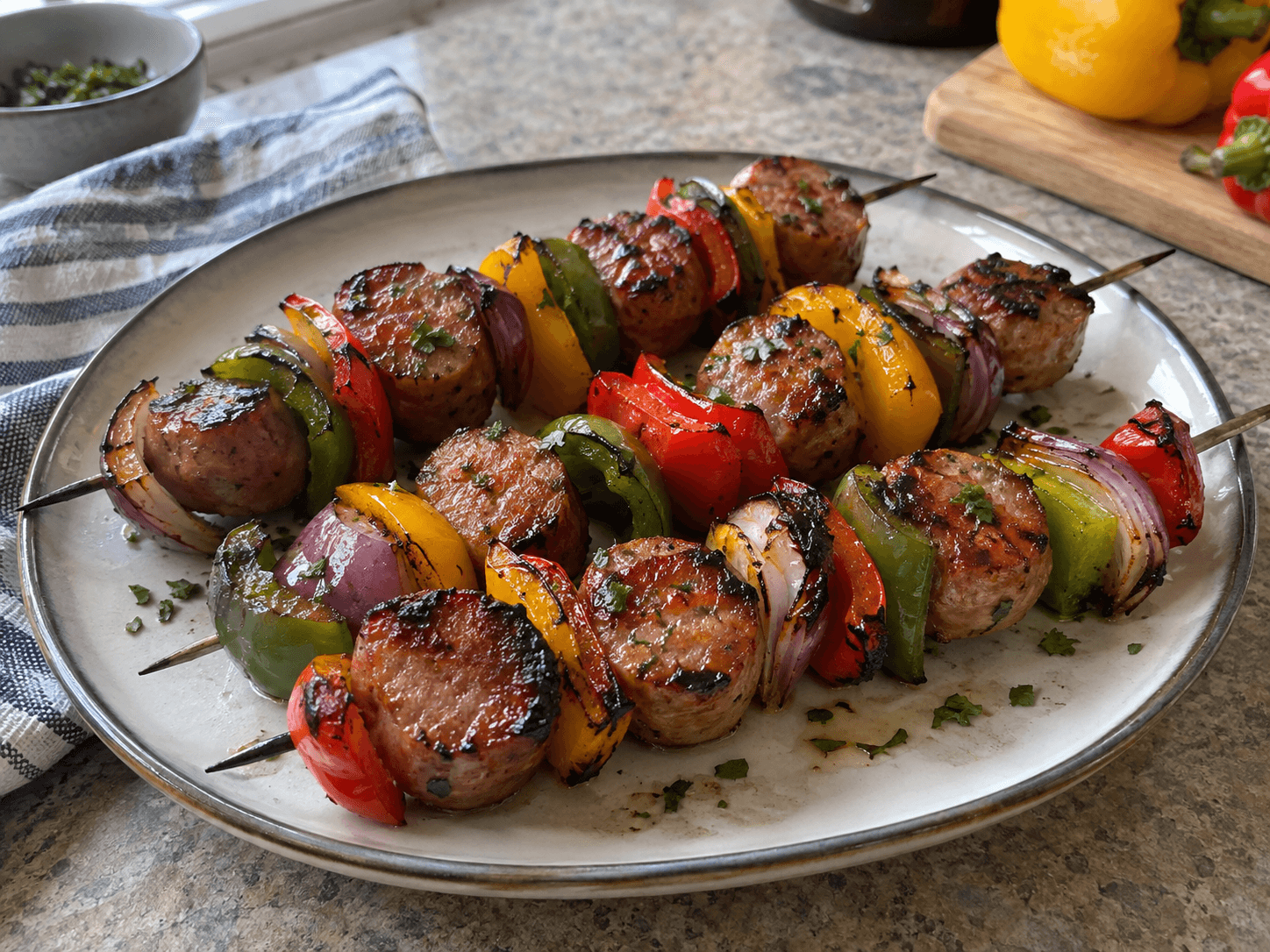 Air Fryer Sausage & Spinach Bites