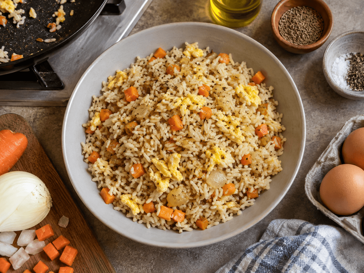 Thai-Style Chili Garlic Fried Rice