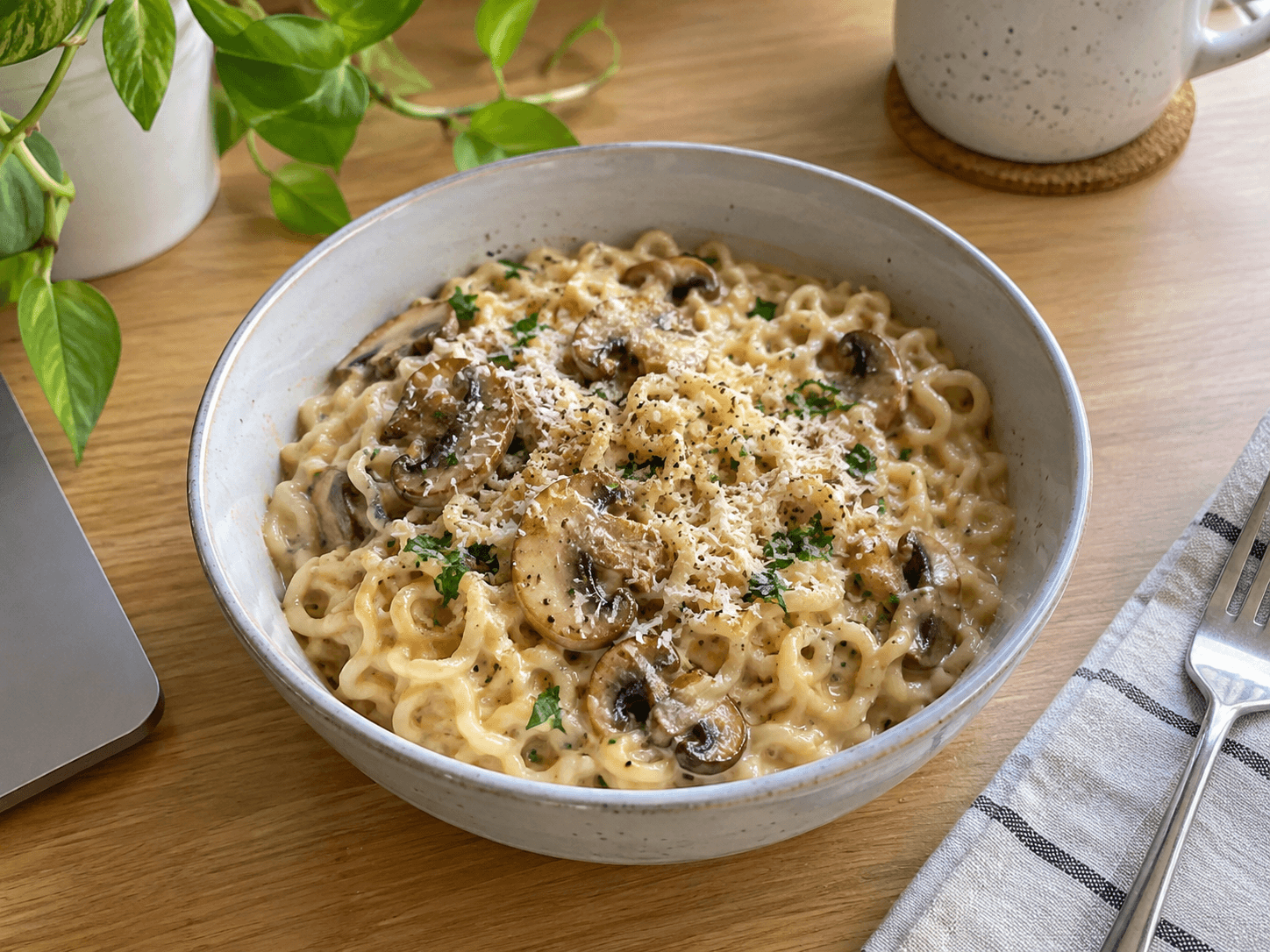 Garlic Chili Egg Noodles