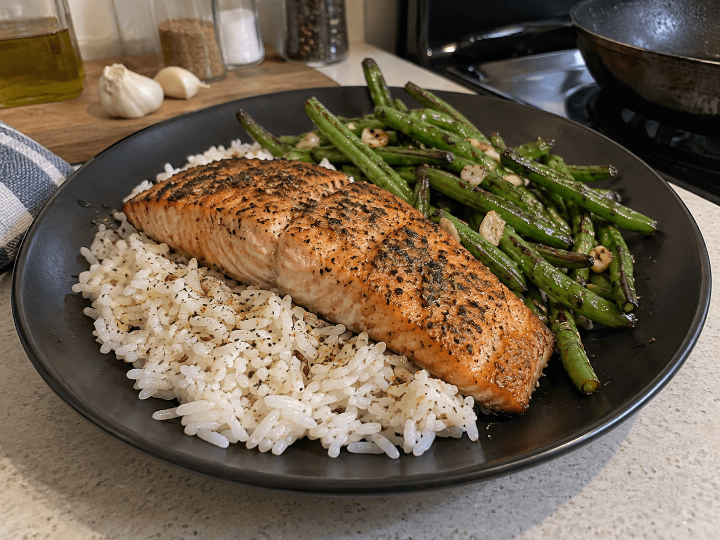 Salmon Fried Rice