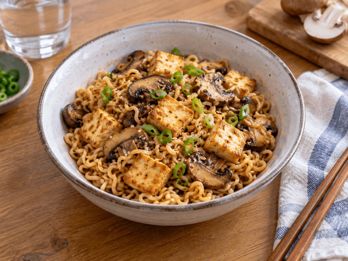Dan Dan-Style Tofu Noodles